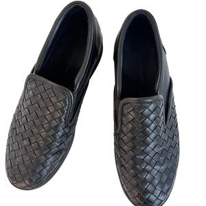 BOTTEGA VENETA Intrecciato Weave Damen Leather Sneakers